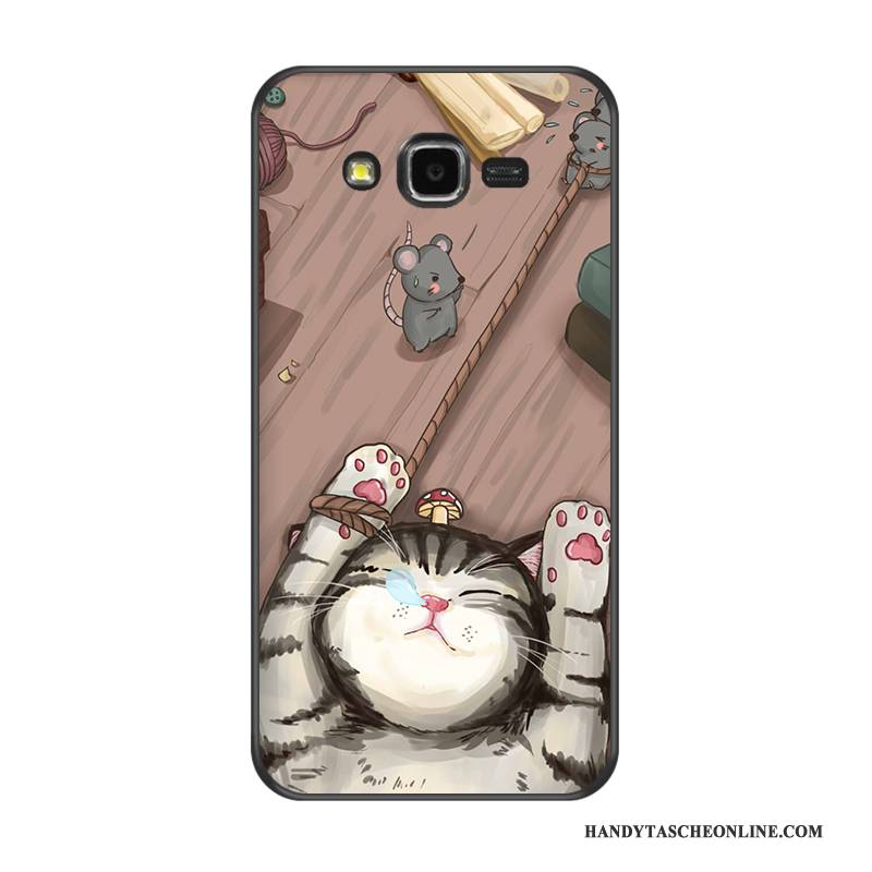 Hülle Samsung Galaxy J7 2015 Schutz Handyhüllen Trend, Case Samsung Galaxy J7 2015 Weiche Anti-sturz Schwer