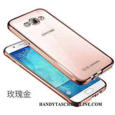 Hülle Samsung Galaxy J7 2015 Weiche Anti-sturz Transparent, Case Samsung Galaxy J7 2015 Schutz Handyhüllen Silber