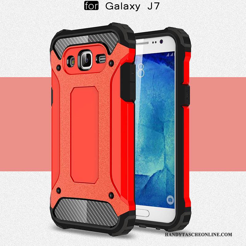 Hülle Samsung Galaxy J7 2015 Weiche Handyhüllen Rosa, Case Samsung Galaxy J7 2015 Silikon Anti-sturz