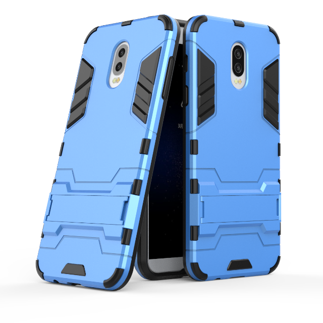 Hülle Samsung Galaxy J7 2016 Halterung Blau Handyhüllen, Case Samsung Galaxy J7 2016 Schutz Trend