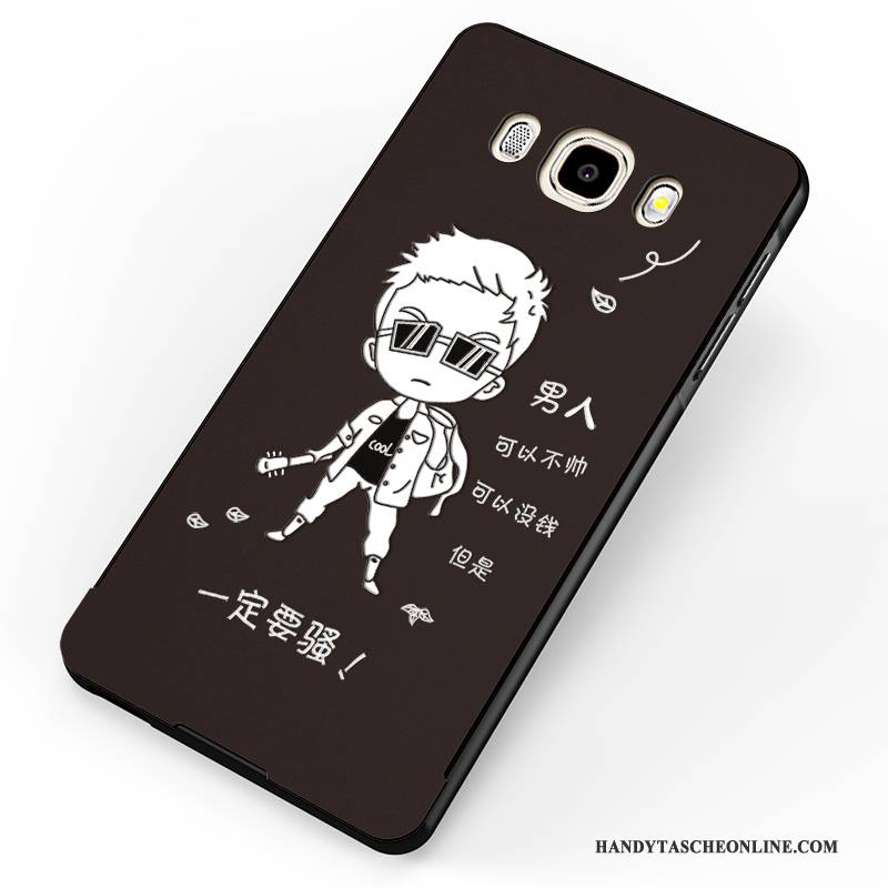 Hülle Samsung Galaxy J7 2016 Metall Dünne Anti-sturz, Case Samsung Galaxy J7 2016 Karikatur Handyhüllen Grün