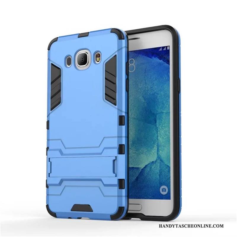 Hülle Samsung Galaxy J7 2016 Schutz Schwer Handyhüllen, Case Samsung Galaxy J7 2016 Rot Anti-sturz