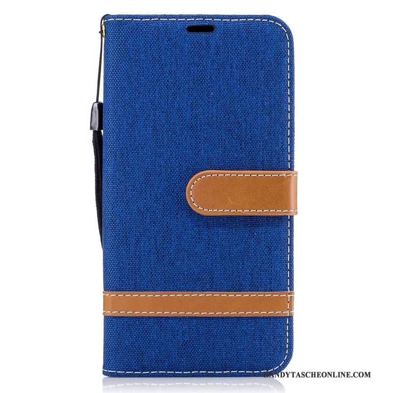 Hülle Samsung Galaxy J7 2017 Taschen Denim Rot, Case Samsung Galaxy J7 2017 Schutz