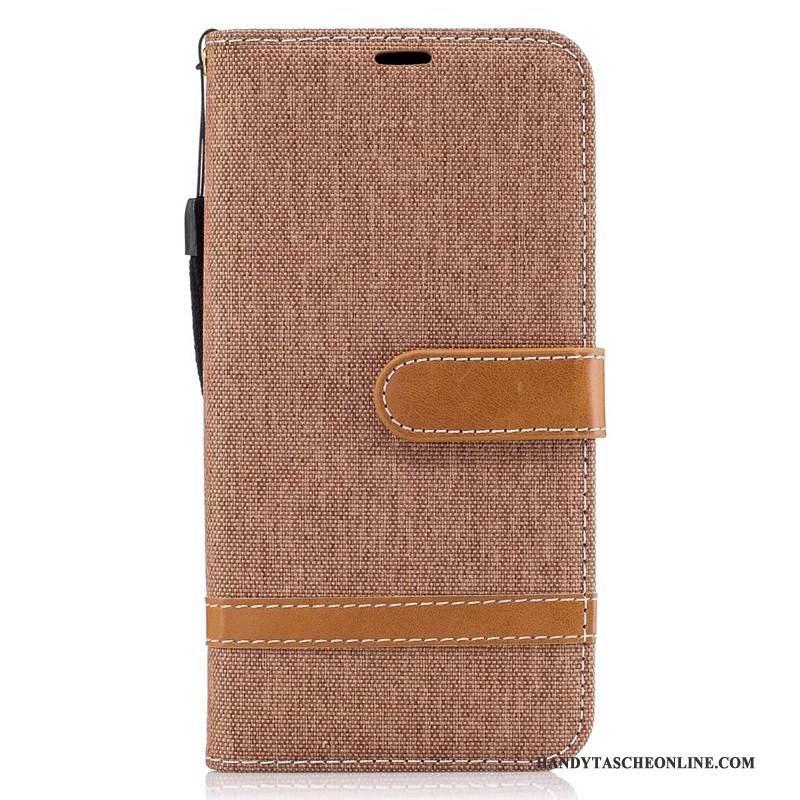 Hülle Samsung Galaxy J7 2017 Taschen Denim Rot, Case Samsung Galaxy J7 2017 Schutz