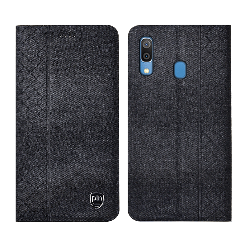 Hülle Samsung Galaxy M20 Folio Handyhüllen Blau, Case Samsung Galaxy M20 Taschen