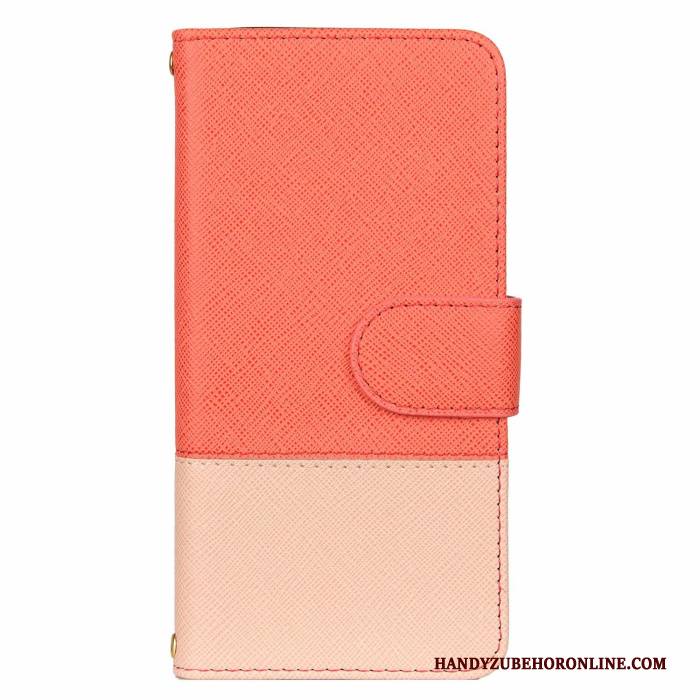 Hülle Samsung Galaxy M20 Folio Nähen Rot, Case Samsung Galaxy M20 Weiche Handyhüllen