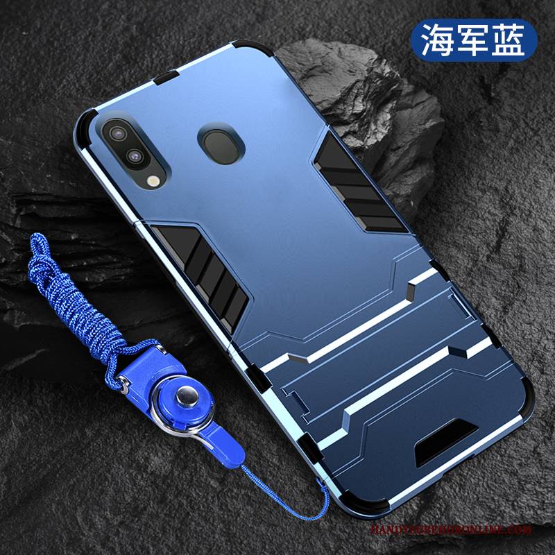 Hülle Samsung Galaxy M20 Kreativ Persönlichkeit Ring, Case Samsung Galaxy M20 Silikon Handyhüllen Nubuck