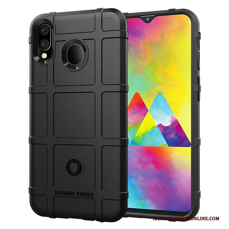 Hülle Samsung Galaxy M20 Luxus Kühlung Persönlichkeit, Case Samsung Galaxy M20 Silikon Nubuck Rutschfest