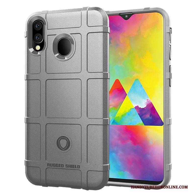 Hülle Samsung Galaxy M20 Luxus Kühlung Persönlichkeit, Case Samsung Galaxy M20 Silikon Nubuck Rutschfest