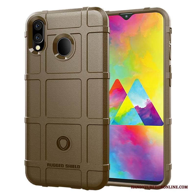 Hülle Samsung Galaxy M20 Luxus Kühlung Persönlichkeit, Case Samsung Galaxy M20 Silikon Nubuck Rutschfest