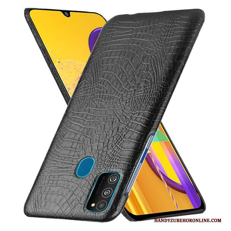 Hülle Samsung Galaxy M30s Schutz Muster Fühlen, Case Samsung Galaxy M30s Handyhüllen Nubuck