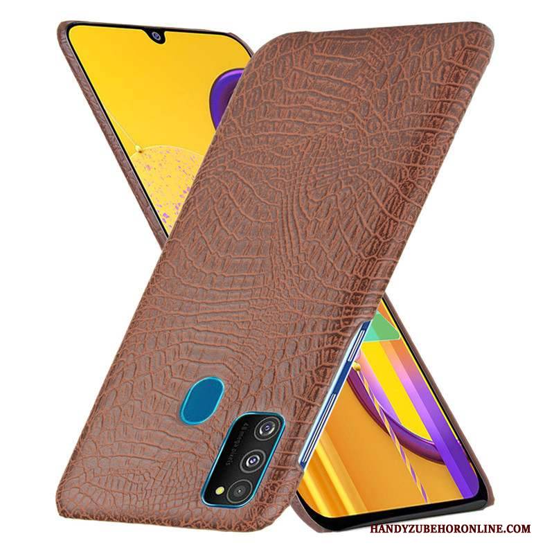 Hülle Samsung Galaxy M30s Schutz Muster Fühlen, Case Samsung Galaxy M30s Handyhüllen Nubuck