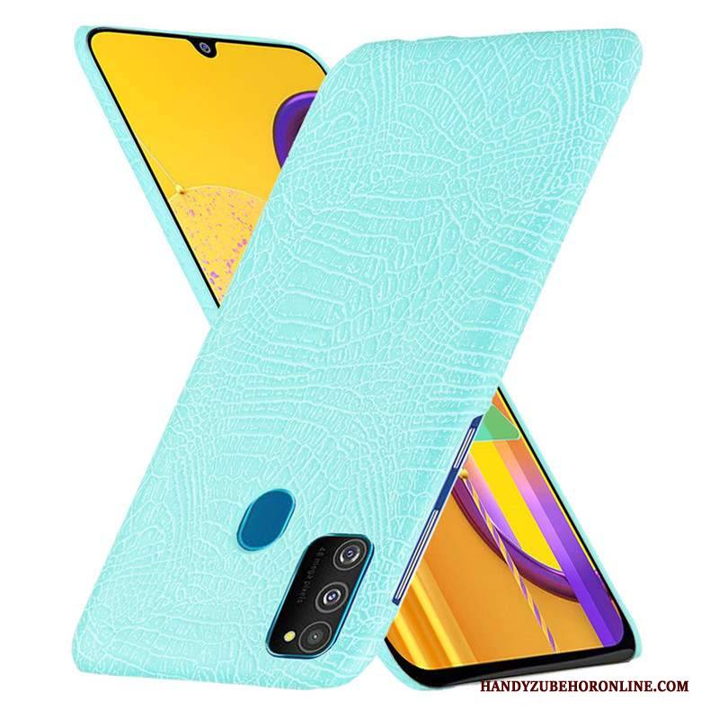 Hülle Samsung Galaxy M30s Schutz Muster Fühlen, Case Samsung Galaxy M30s Handyhüllen Nubuck