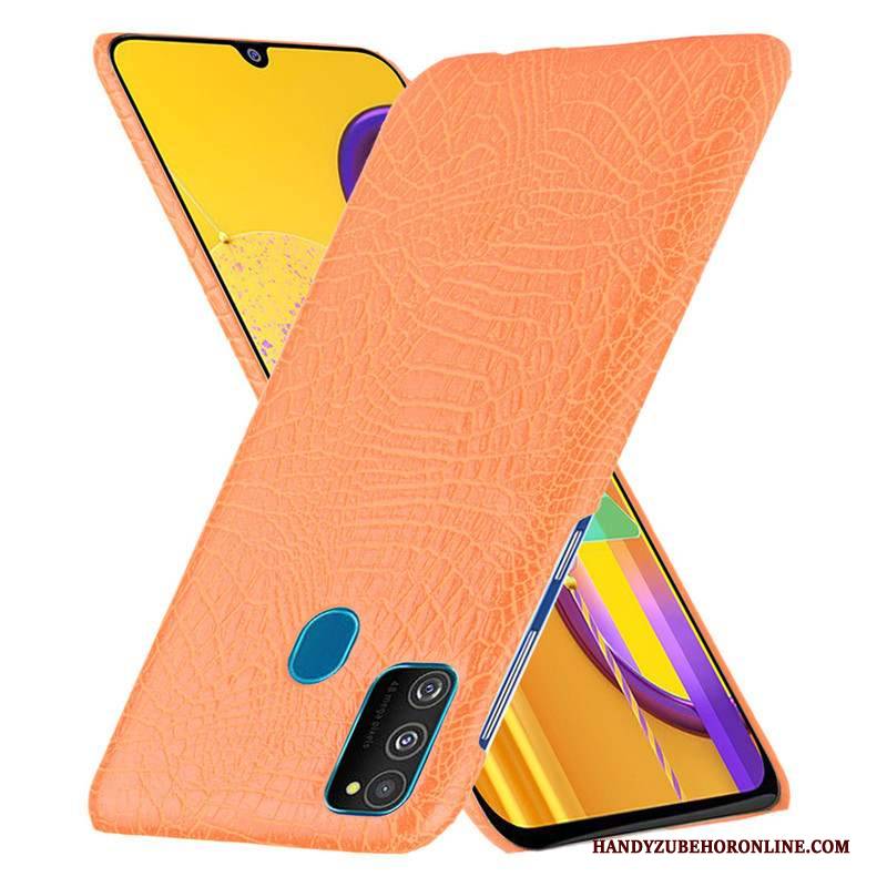 Hülle Samsung Galaxy M30s Schutz Muster Fühlen, Case Samsung Galaxy M30s Handyhüllen Nubuck