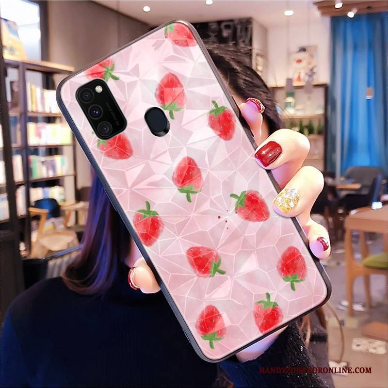 Hülle Samsung Galaxy M30s Schutz Netto Rot Handyhüllen, Case Samsung Galaxy M30s Mini Frisch