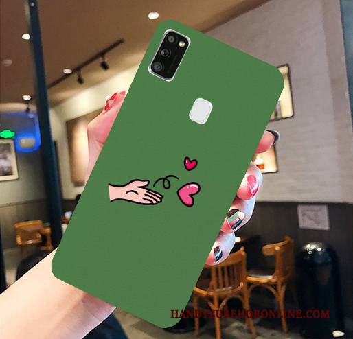 Hülle Samsung Galaxy M30s Silikon Grün Persönlichkeit, Case Samsung Galaxy M30s Taschen Handyhüllen