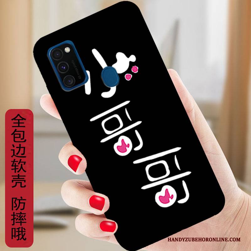 Hülle Samsung Galaxy M30s Silikon Handyhüllen Anti-sturz, Case Samsung Galaxy M30s Weiche Weiß