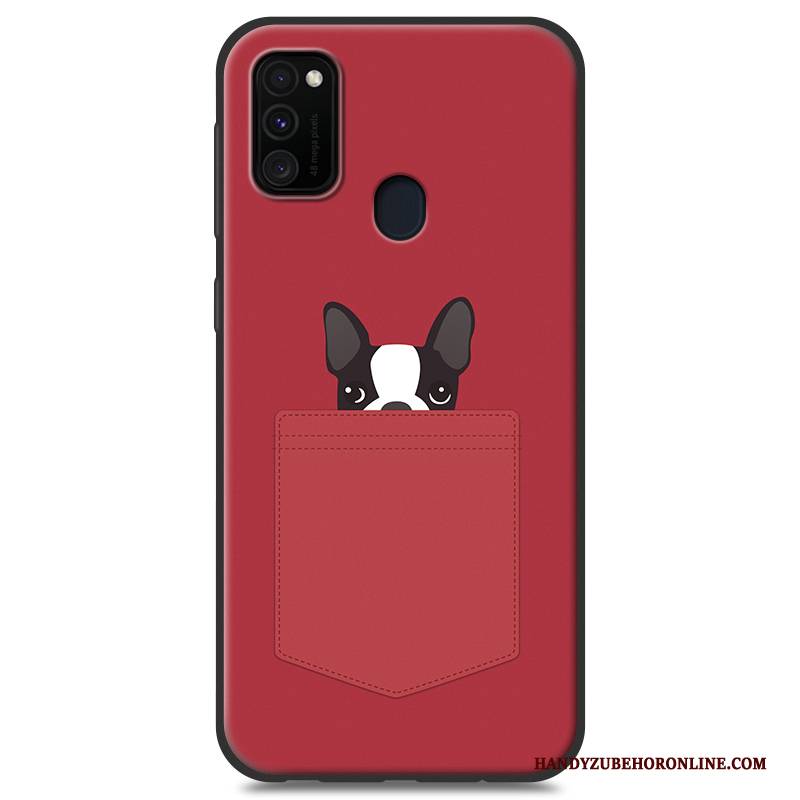 Hülle Samsung Galaxy M30s Silikon Persönlichkeit Weiß, Case Samsung Galaxy M30s Weiche Handyhüllen