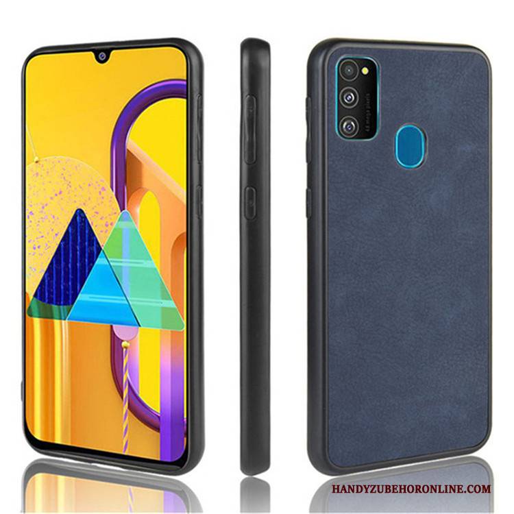 Hülle Samsung Galaxy M30s Taschen Schwer Schwarz, Case Samsung Galaxy M30s Schutz