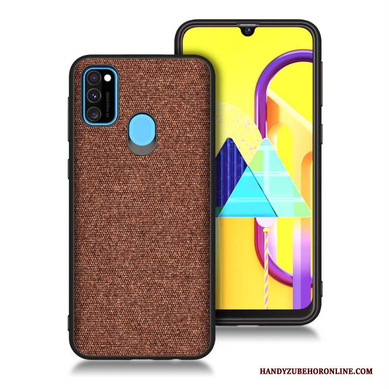 Hülle Samsung Galaxy M30s Weiche Rot Handyhüllen, Case Samsung Galaxy M30s Taschen Blau Anti-sturz