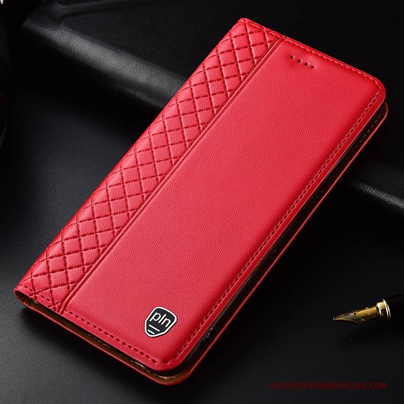 Hülle Samsung Galaxy Note 10+ Folio Handyhüllen Rot, Case Samsung Galaxy Note 10+ Taschen