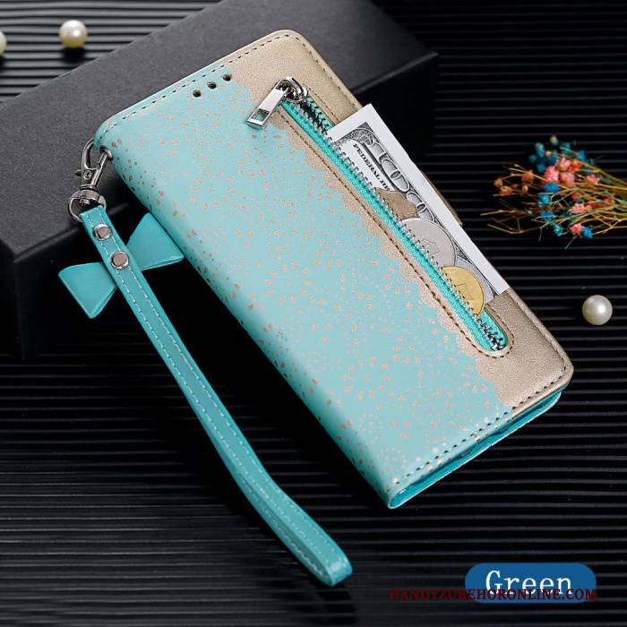 Hülle Samsung Galaxy Note 10 Folio Neu Spitze, Case Samsung Galaxy Note 10 Schutz Blau Anti-sturz