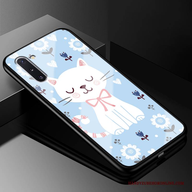 Hülle Samsung Galaxy Note 10 Karikatur Anti-sturz Handyhüllen, Case Samsung Galaxy Note 10 Schutz Grün Schwer