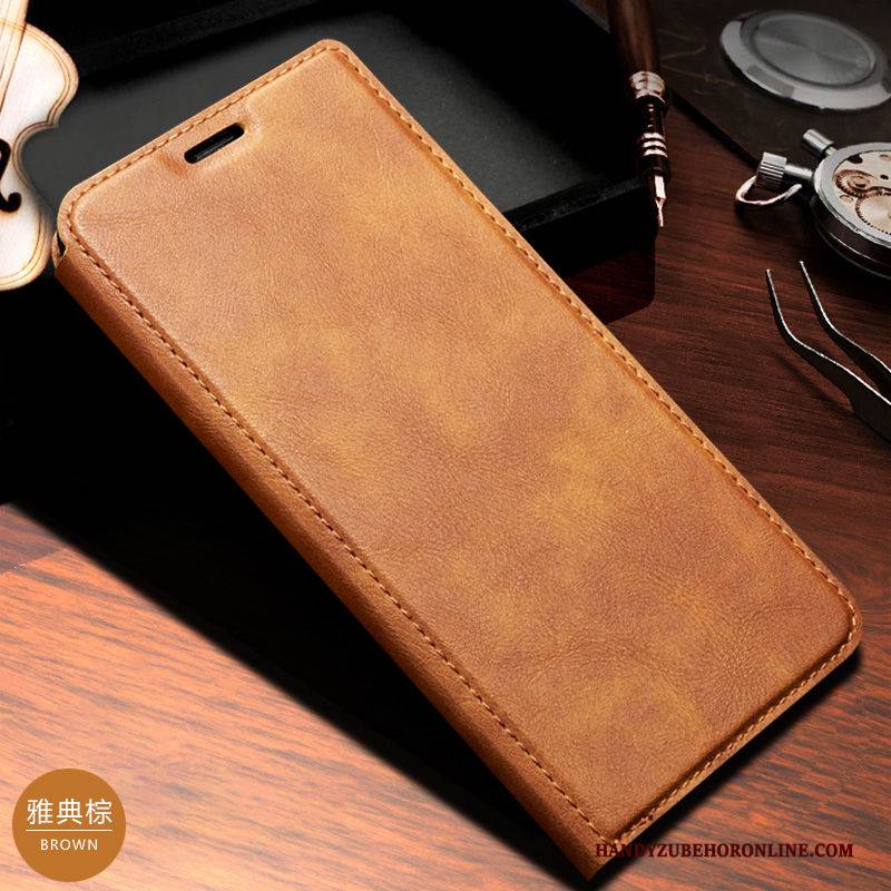 Hülle Samsung Galaxy Note 10 Leder Anti-sturz Handyhüllen, Case Samsung Galaxy Note 10 Schutz