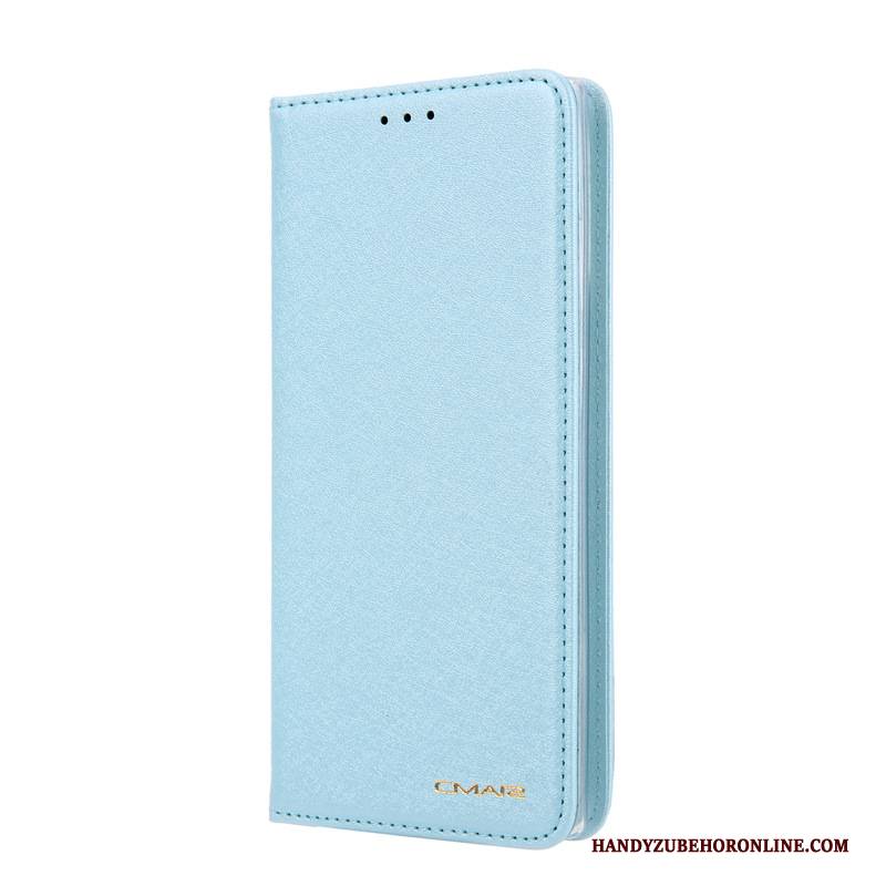 Hülle Samsung Galaxy Note 10+ Lederhülle Handyhüllen Blau, Case Samsung Galaxy Note 10+ Folio Karte