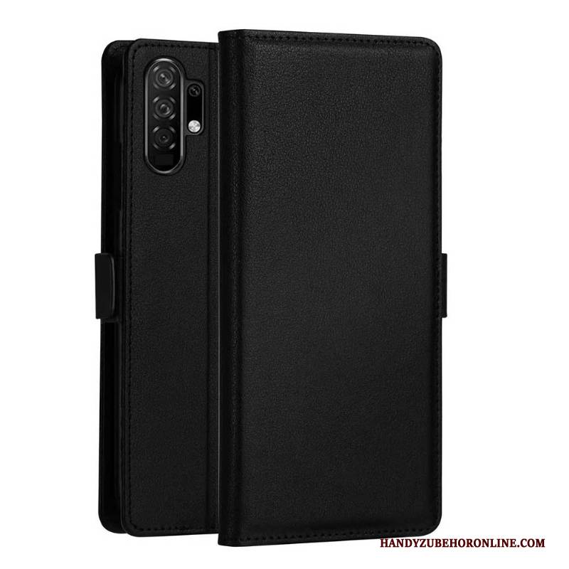 Hülle Samsung Galaxy Note 10+ Lederhülle Karte Rosegold, Case Samsung Galaxy Note 10+ Folio Handyhüllen