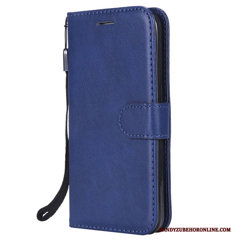 Hülle Samsung Galaxy Note 10 Lite Folio Anti-sturz Blau, Case Samsung Galaxy Note 10 Lite Lederhülle Handyhüllen