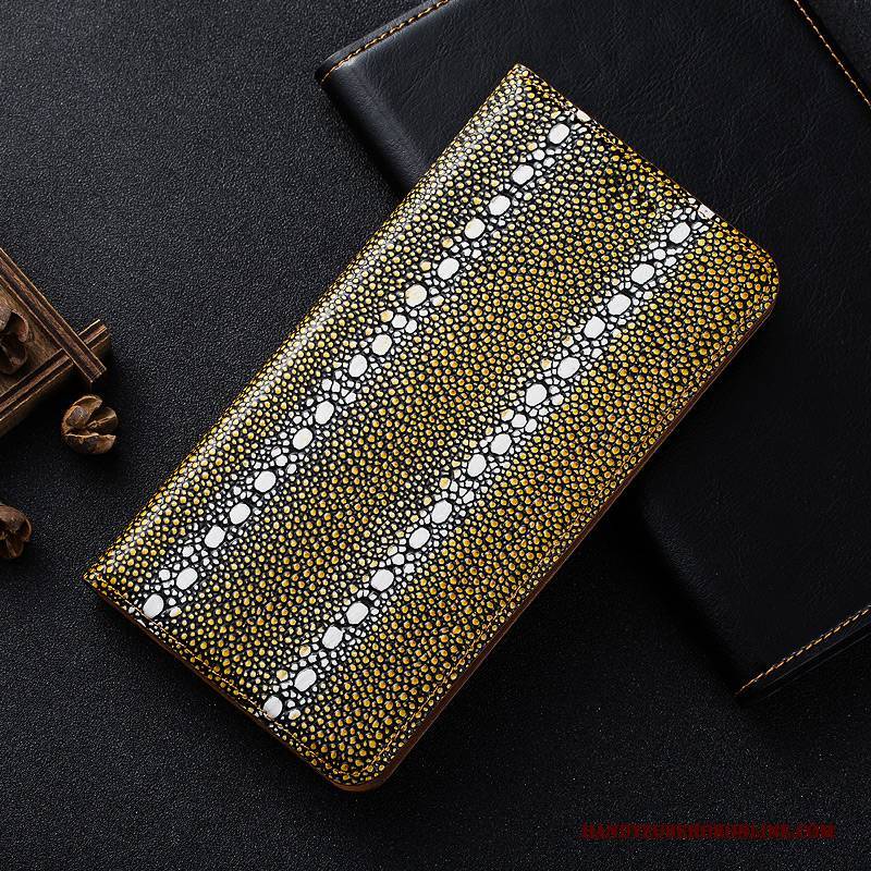 Hülle Samsung Galaxy Note 10 Lite Folio Gold Anti-sturz, Case Samsung Galaxy Note 10 Lite Lederhülle Perlen Handyhüllen