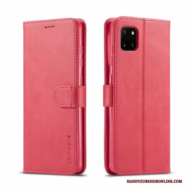 Hülle Samsung Galaxy Note 10 Lite Lederhülle Gelb, Case Samsung Galaxy Note 10 Lite Schutz