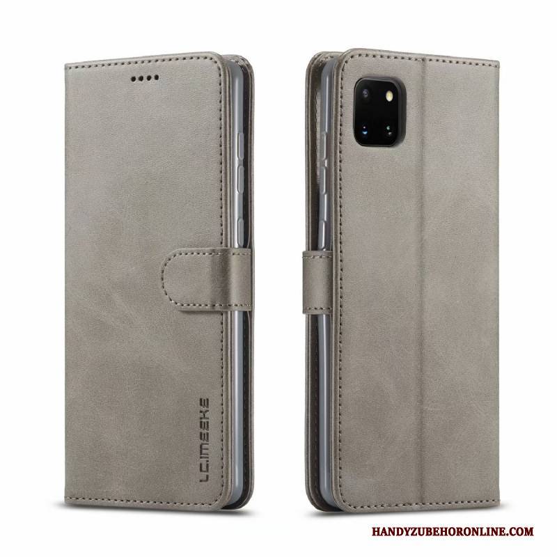 Hülle Samsung Galaxy Note 10 Lite Lederhülle Gelb, Case Samsung Galaxy Note 10 Lite Schutz