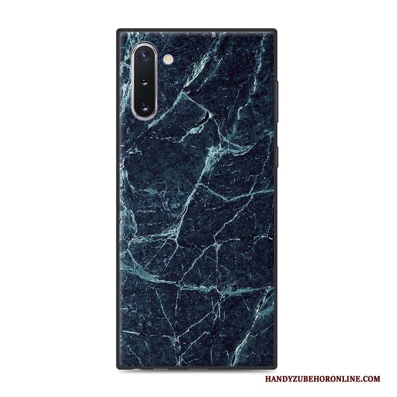 Hülle Samsung Galaxy Note 10 Schutz Einfach Persönlichkeit, Case Samsung Galaxy Note 10 Holzmaserung Grau Handyhüllen