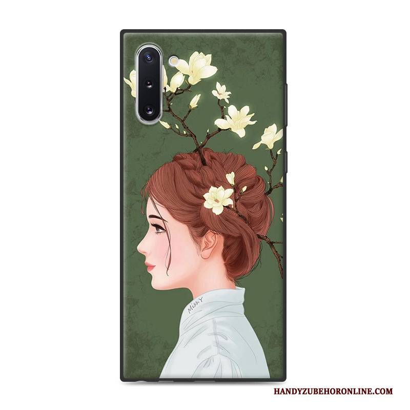 Hülle Samsung Galaxy Note 10 Schutz Handyhüllen Einfach, Case Samsung Galaxy Note 10 Wind Gelb