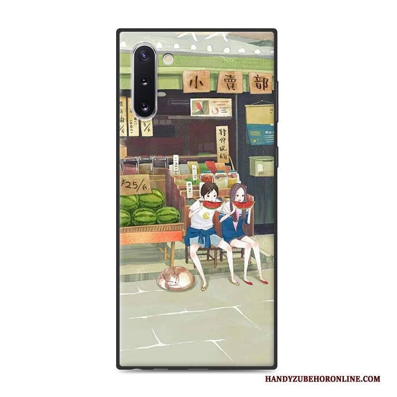 Hülle Samsung Galaxy Note 10 Schutz Handyhüllen Einfach, Case Samsung Galaxy Note 10 Wind Gelb