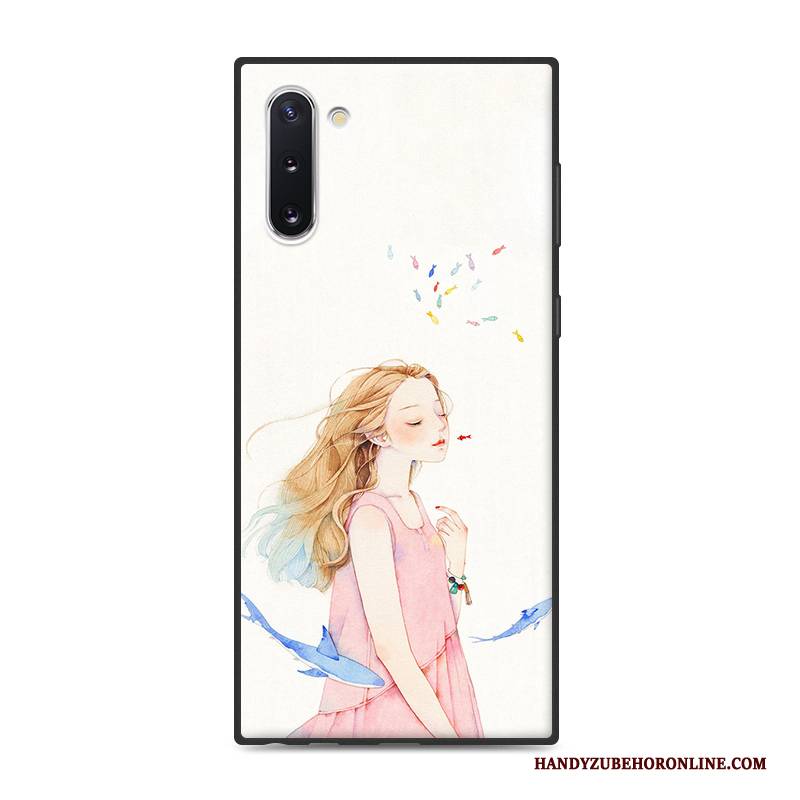 Hülle Samsung Galaxy Note 10 Schutz Handyhüllen Einfach, Case Samsung Galaxy Note 10 Wind Gelb