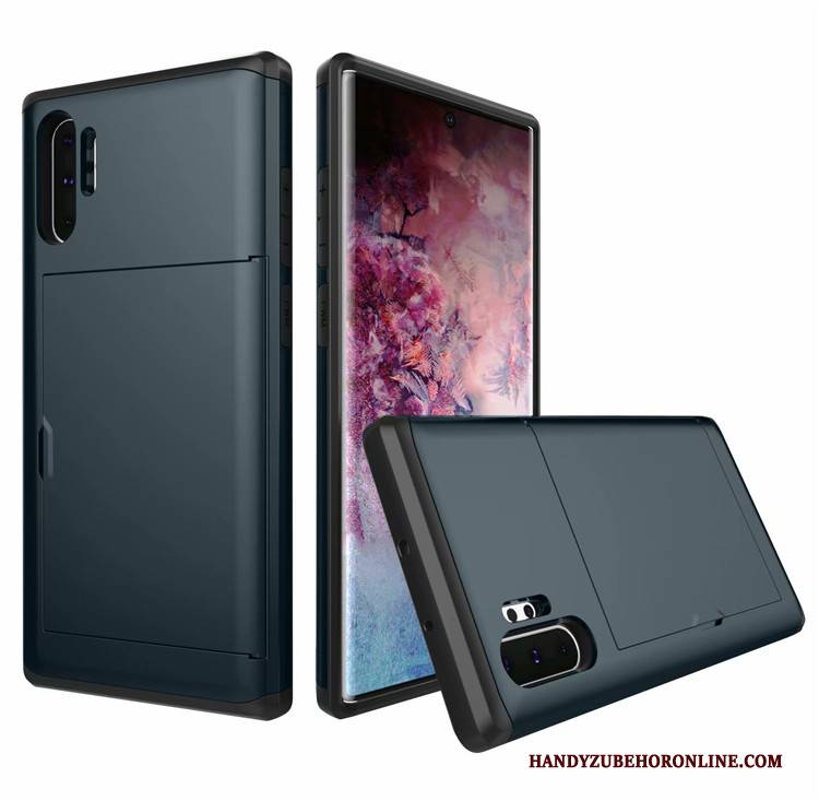 Hülle Samsung Galaxy Note 10+ Schutz Weiß Handyhüllen, Case Samsung Galaxy Note 10+ Karte