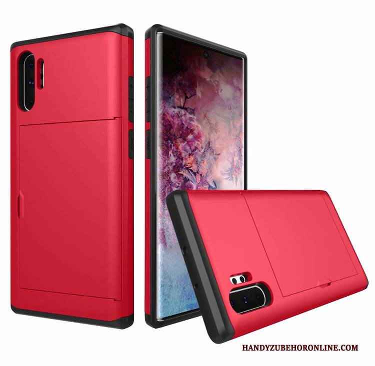 Hülle Samsung Galaxy Note 10+ Schutz Weiß Handyhüllen, Case Samsung Galaxy Note 10+ Karte