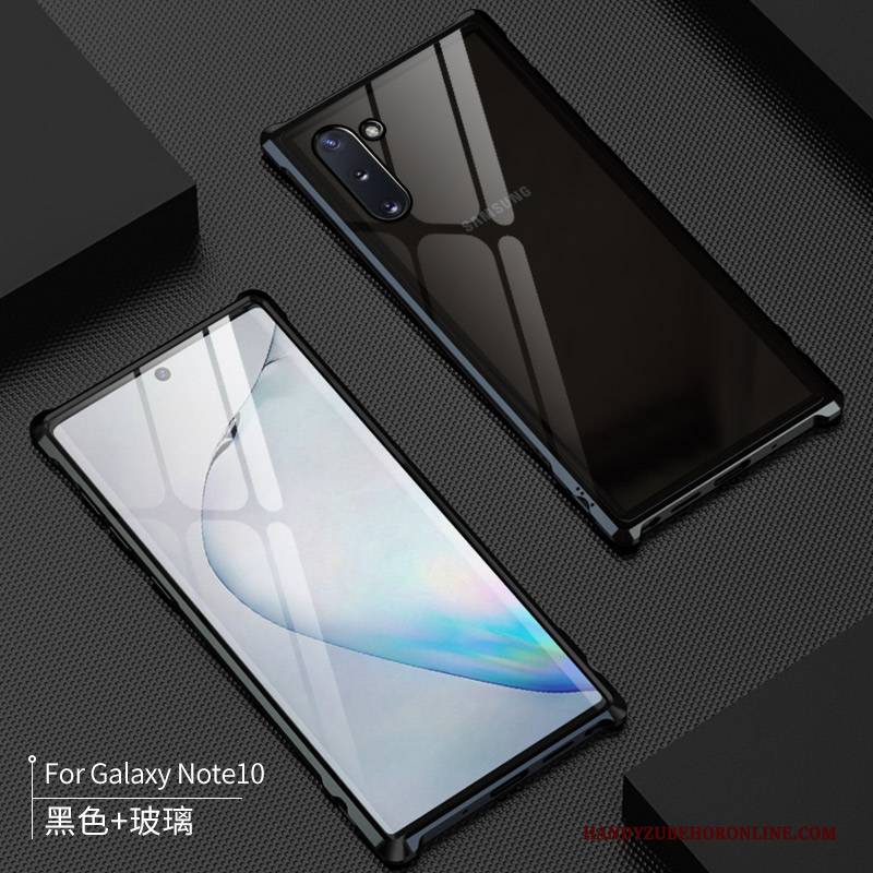 Hülle Samsung Galaxy Note 10 Taschen Handyhüllen Einfach, Case Samsung Galaxy Note 10 Metall Neu Anti-sturz