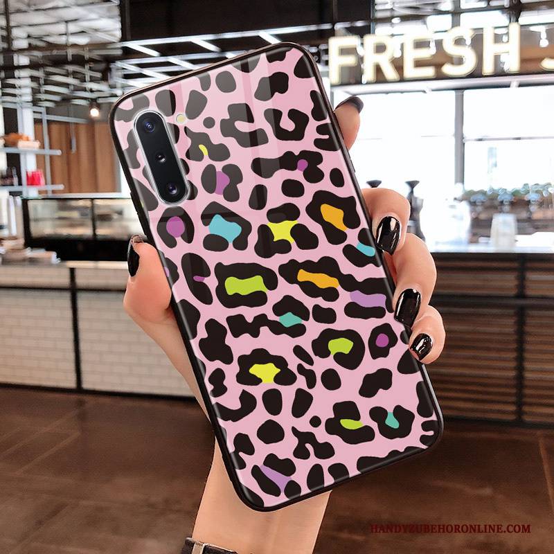 Hülle Samsung Galaxy Note 10 Taschen Leopard Persönlichkeit, Case Samsung Galaxy Note 10 Wellenpunkt Handyhüllen