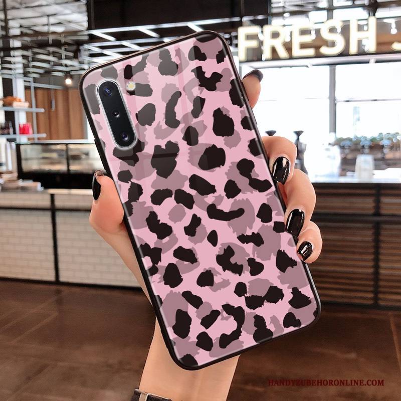 Hülle Samsung Galaxy Note 10 Taschen Leopard Persönlichkeit, Case Samsung Galaxy Note 10 Wellenpunkt Handyhüllen