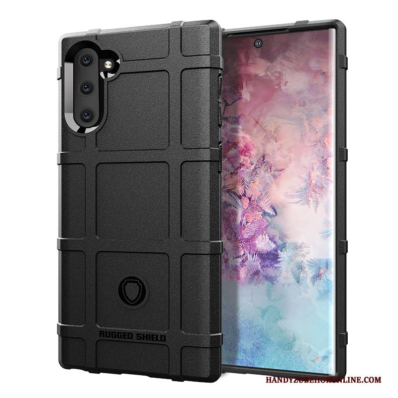 Hülle Samsung Galaxy Note 10 Taschen Nubuck Trendmarke, Case Samsung Galaxy Note 10 Weiche High-end Anti-sturz