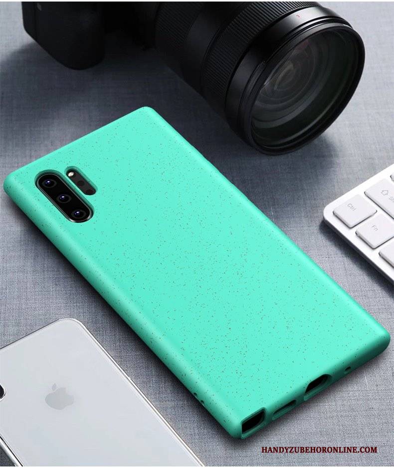 Hülle Samsung Galaxy Note 10+ Weiche Handyhüllen Neu, Case Samsung Galaxy Note 10+ Schutz Grün Pu