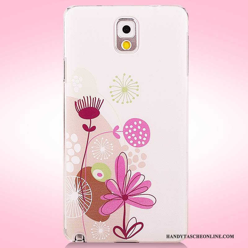 Hülle Samsung Galaxy Note 3 Gemalt Rosa Nubuck, Case Samsung Galaxy Note 3 Schutz