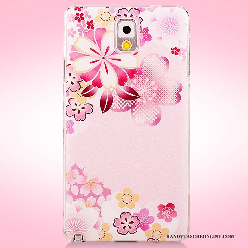 Hülle Samsung Galaxy Note 3 Gemalt Rosa Nubuck, Case Samsung Galaxy Note 3 Schutz