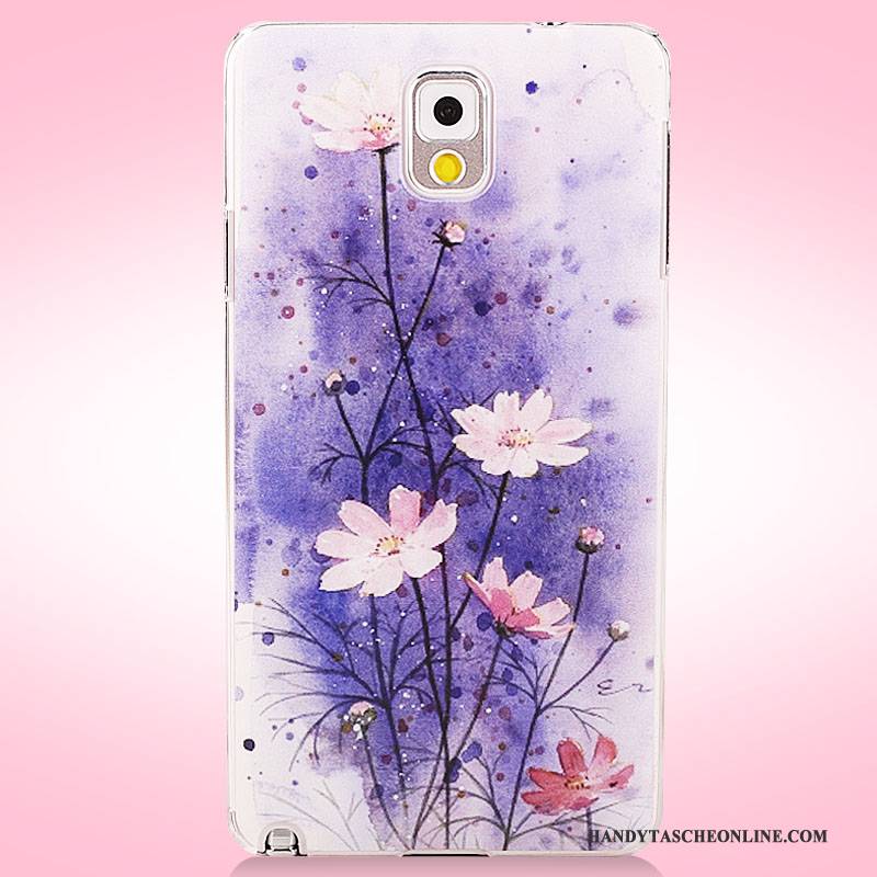 Hülle Samsung Galaxy Note 3 Gemalt Rosa Nubuck, Case Samsung Galaxy Note 3 Schutz