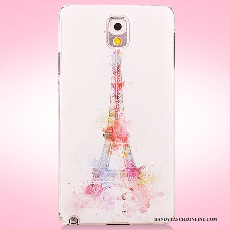 Hülle Samsung Galaxy Note 3 Gemalt Rosa Nubuck, Case Samsung Galaxy Note 3 Schutz