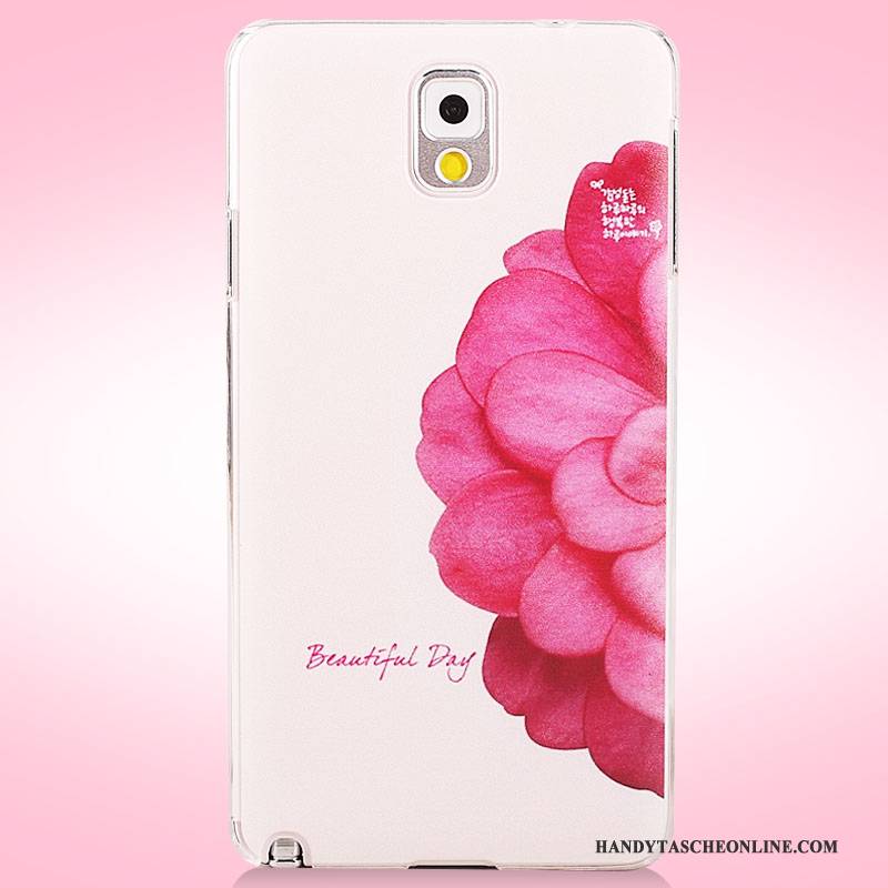 Hülle Samsung Galaxy Note 3 Gemalt Rosa Nubuck, Case Samsung Galaxy Note 3 Schutz